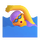 Teams woman swimming emoji