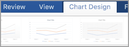 Chart Design tab