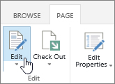 Edit the Page