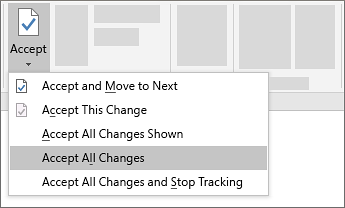 Accept all changes