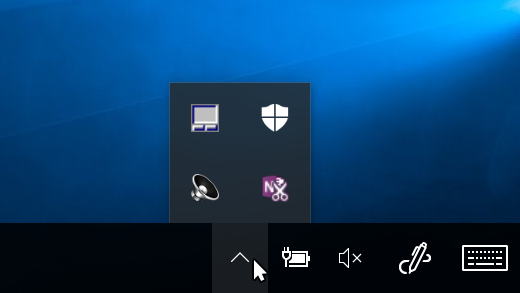 Taskbar hidden area