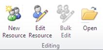 Resource Editing Group in PWA