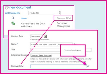 Managed metadata column