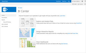 Business Intelligence Site Template