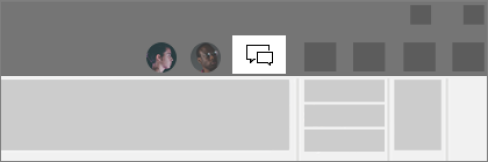 Gray menu bar with Chat button highlighted