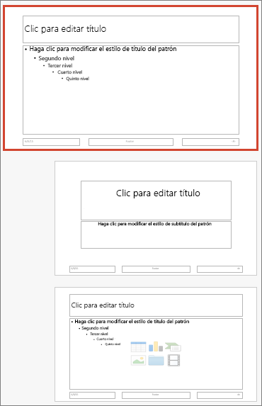 Patrón de diapositivas de PowerPoint para Mac