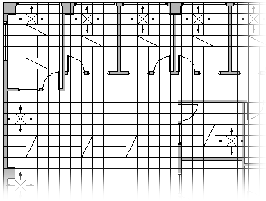 Plano de techo reflejado