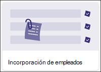 Plantilla de lista de incorporación de empleados