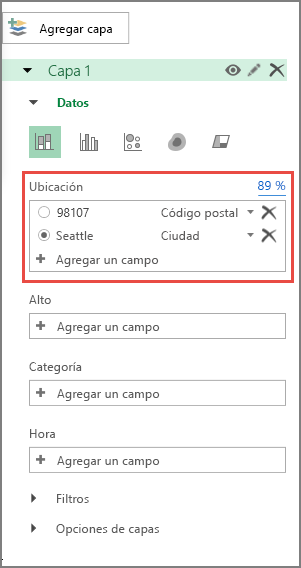 Código ZIP reconocido como código postal