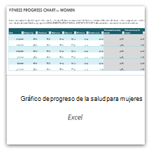 Seleccione esto para obtener la plantilla Gráfico de progreso de ejercicio para mujer.