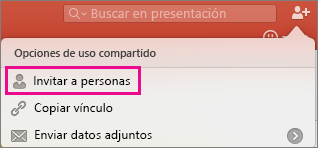 Compartir en PPT para Mac