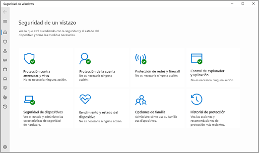 La aplicación Seguridad de Windows en Windows 11