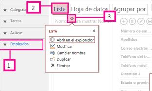 Vistas disponibles para una aplicación de Access