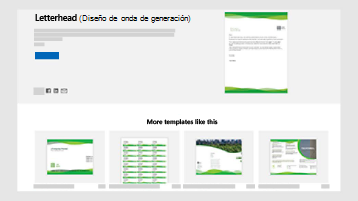 Plantillas de documentos empresariales en templates.office.com