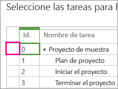 MT04: Seleccionar tarea