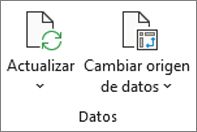 Imagen de la cinta de Excel