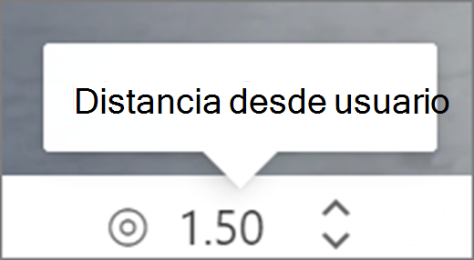 Distancia de la interfaz de usuario