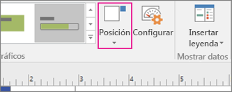 Pestaña Datos, botón Posición