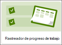 Seguimiento de la lista de progreso del trabajo