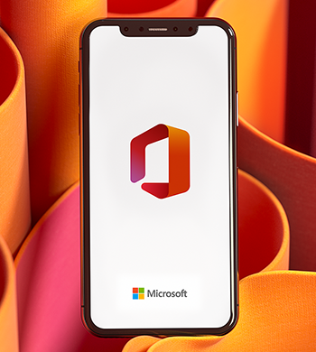 Office para móvil en un iPhone