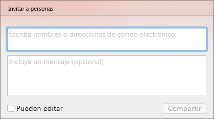 Compartir Invitación en PPT para Mac