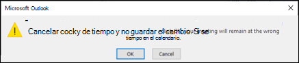 No puede cambiar una reunión a la que se le ha invitado.