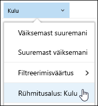 Dokumenditeegi rühm vaate järgi Office 365