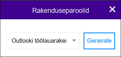 Valige Outlooki töölauarakendus ja seejärel „Loo“.