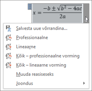 Kõik – lineaarne vorming