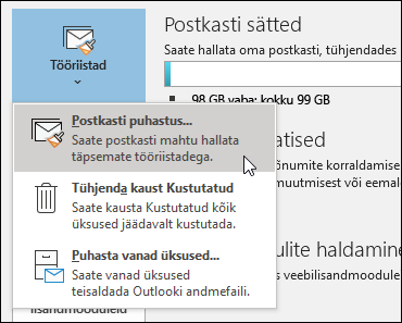 Postkasti puhastamine