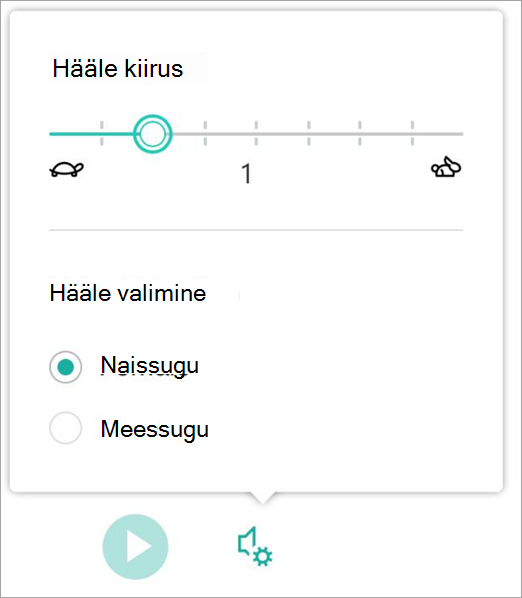 Süvalugeri hääle kiirus ja sugu