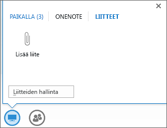 Liitteen lisäämisen näyttökuva