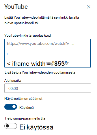 YouTube työkalu ryhmästä