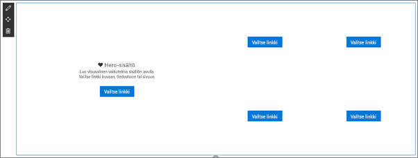 Hero-verkko-osa tyhjänä