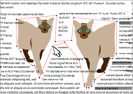 Muokkaa siirretyt rivityspisteet