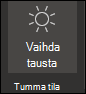 Tumman tilan poistaminen käytöstä