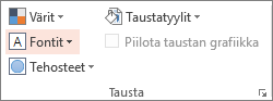 Tausta-asetukset