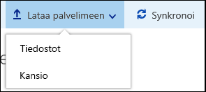 Office 365: tiedostojen tai kansion lataaminen tiedostokirjastoon