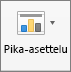 Valitse Kaavion rakennenäkymä -välilehti ja sitten Pika-asettelu. 