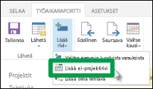 Lisää ei-projektirivi