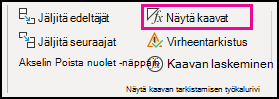 Kaavojen näyttäminen työpöydällä