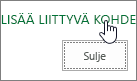 Lisää liittyvä kohde