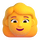 Teamsin hymyilevä nainen -emoji