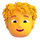 Teamsin kiharatukkainen -emoji