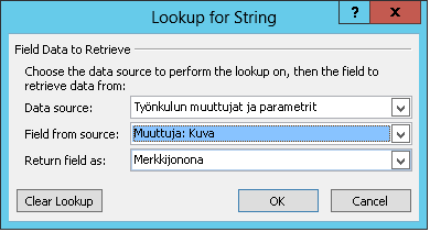 Kuvatyönkulun sähköpostimerkkijono