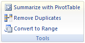 Image du ruban Excel