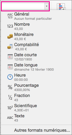 Zone Formats numériques