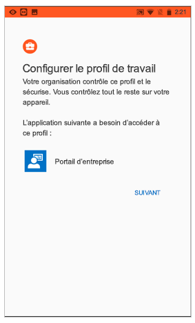 Configurer un profil professionnel