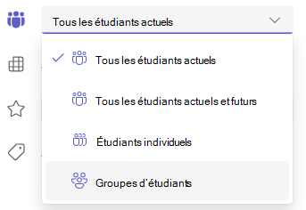 groupes d’étudiants