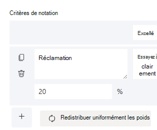 points pondérés